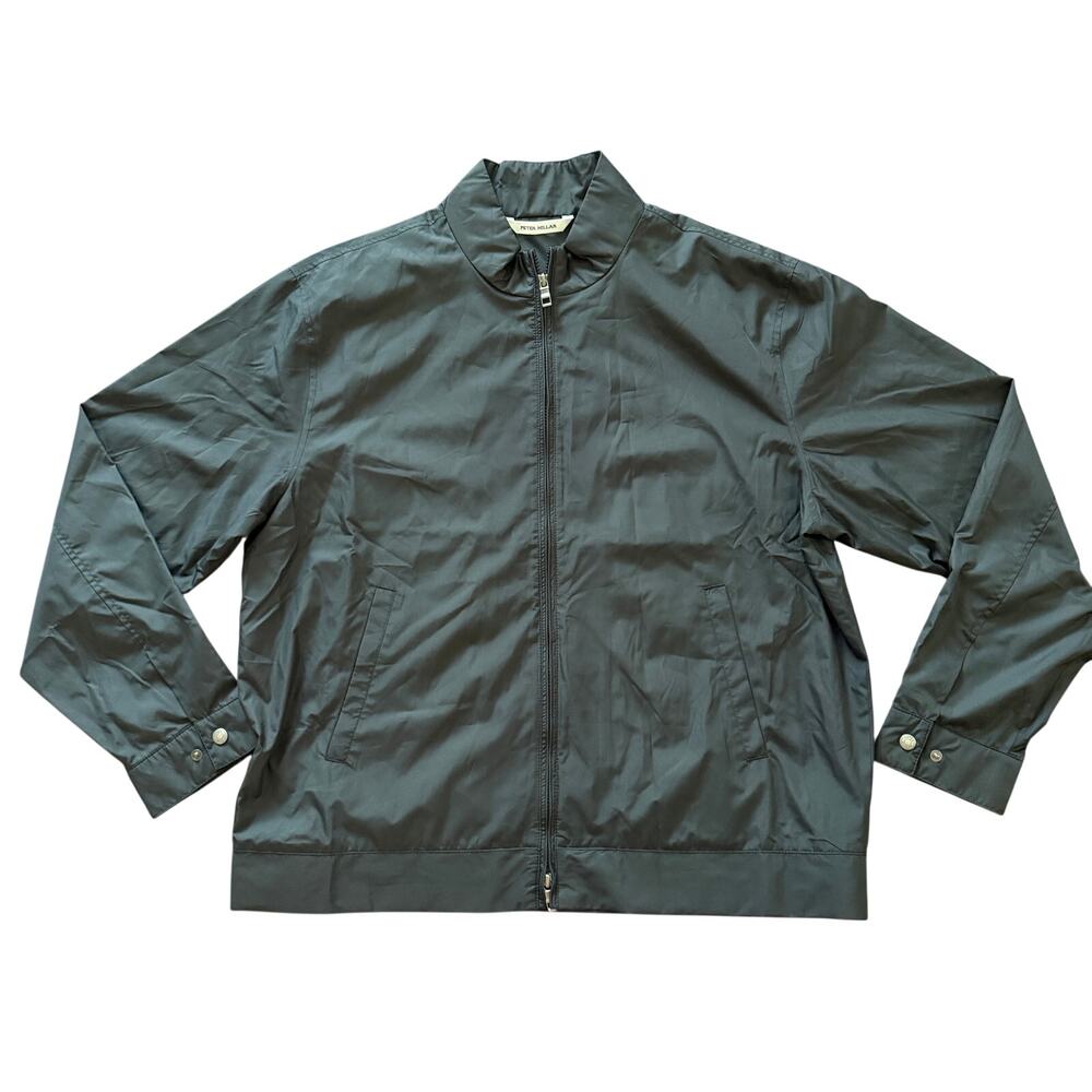 NWT Peter Millar Black New Hartford Bomber Jacket Men’s size XL Lightweight